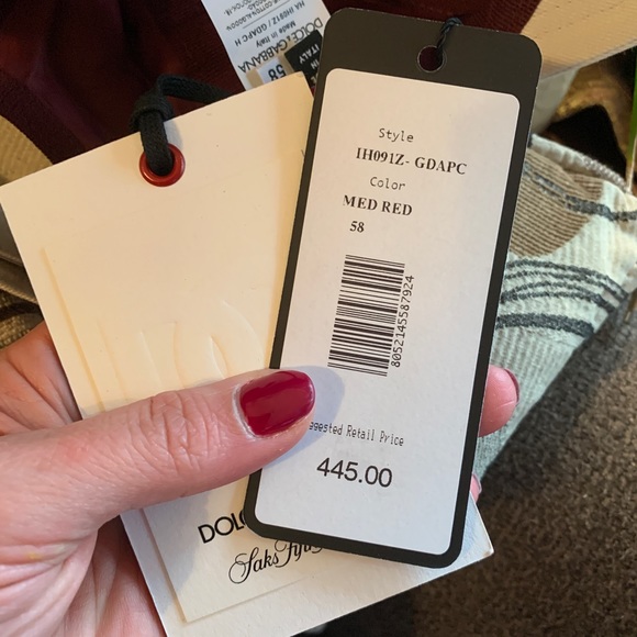 SOLD⛔️Authentic DOLCE & GABBANA GAME DAY LOGO BASEBALL CAP - Picture 15 of 15